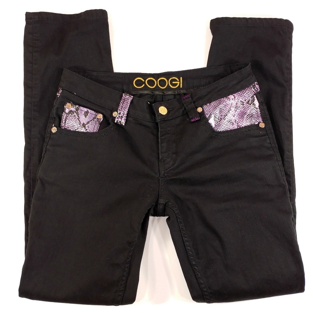 COOGI Women's Black Skinny Jeans - 9/10 - Picture 1 of 5